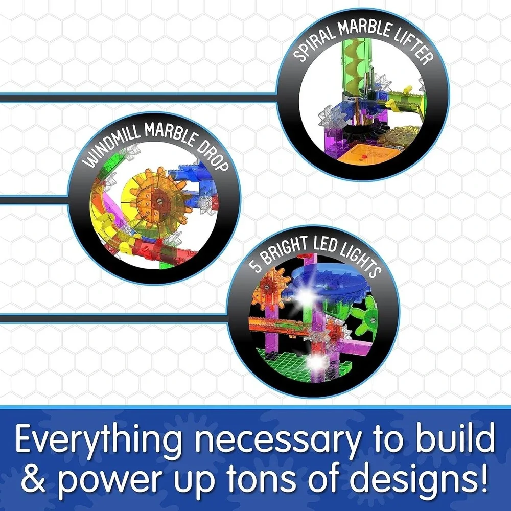 The Learning Journey: Techno Gears Marble Mania - Extreme Glo 200+‎ pcs - Glow
